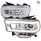 Spec-D Tuning 2500 PROJECTOR HEADLIGHTS CHROME HOUSING WITH CLEAR LENS, 2PK 2LHP-RAM1925-TM - alternate 1